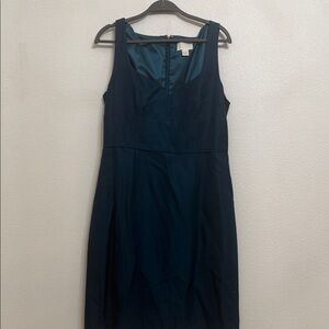 J. Crew Teal Midi Dress